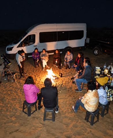 Tour Fogata Astronómica en Caldera con fogata nocturna